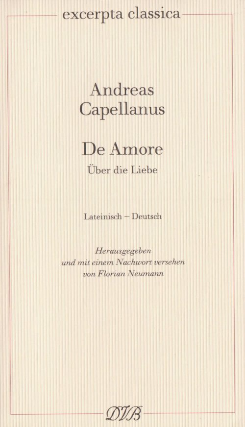 De Amore Cover