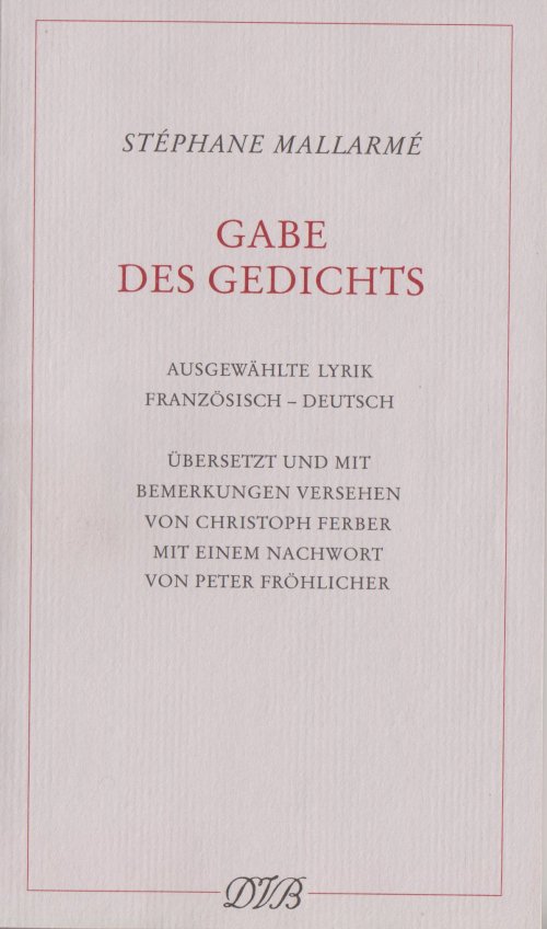 Gabe des Gedichts Cover