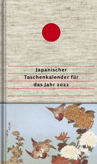 Japanischer Taschenkalender für das Jahr 2022 Cover