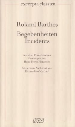 Begebenheiten/Incidents Cover