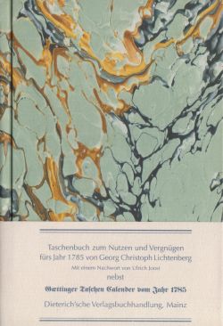 Taschenbuch zum Nutzen und Vergnügen für’s Jahr 1785 Cover